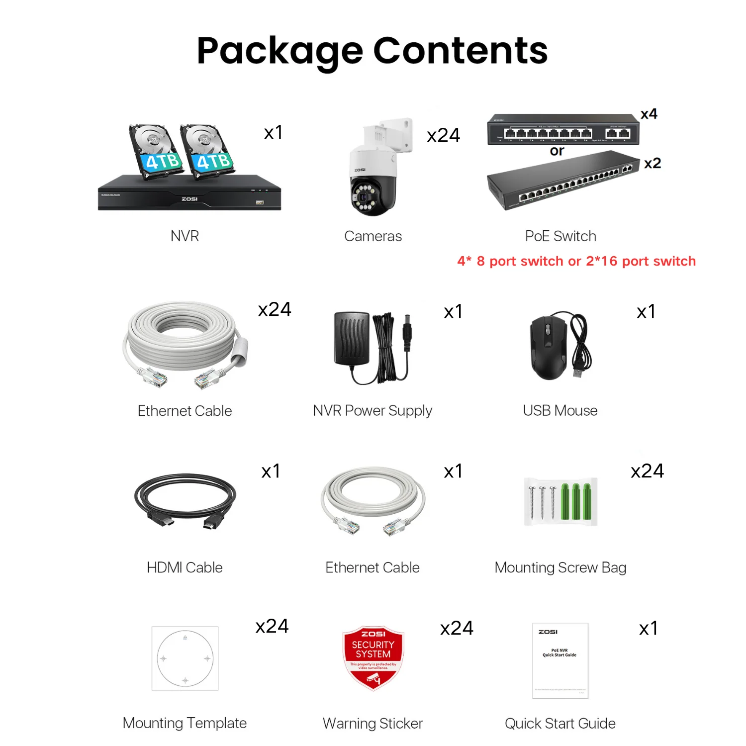 C296B 32-Channel 4K PTZ PoE Security Camera System + Max. 16TB HDD - Image 27