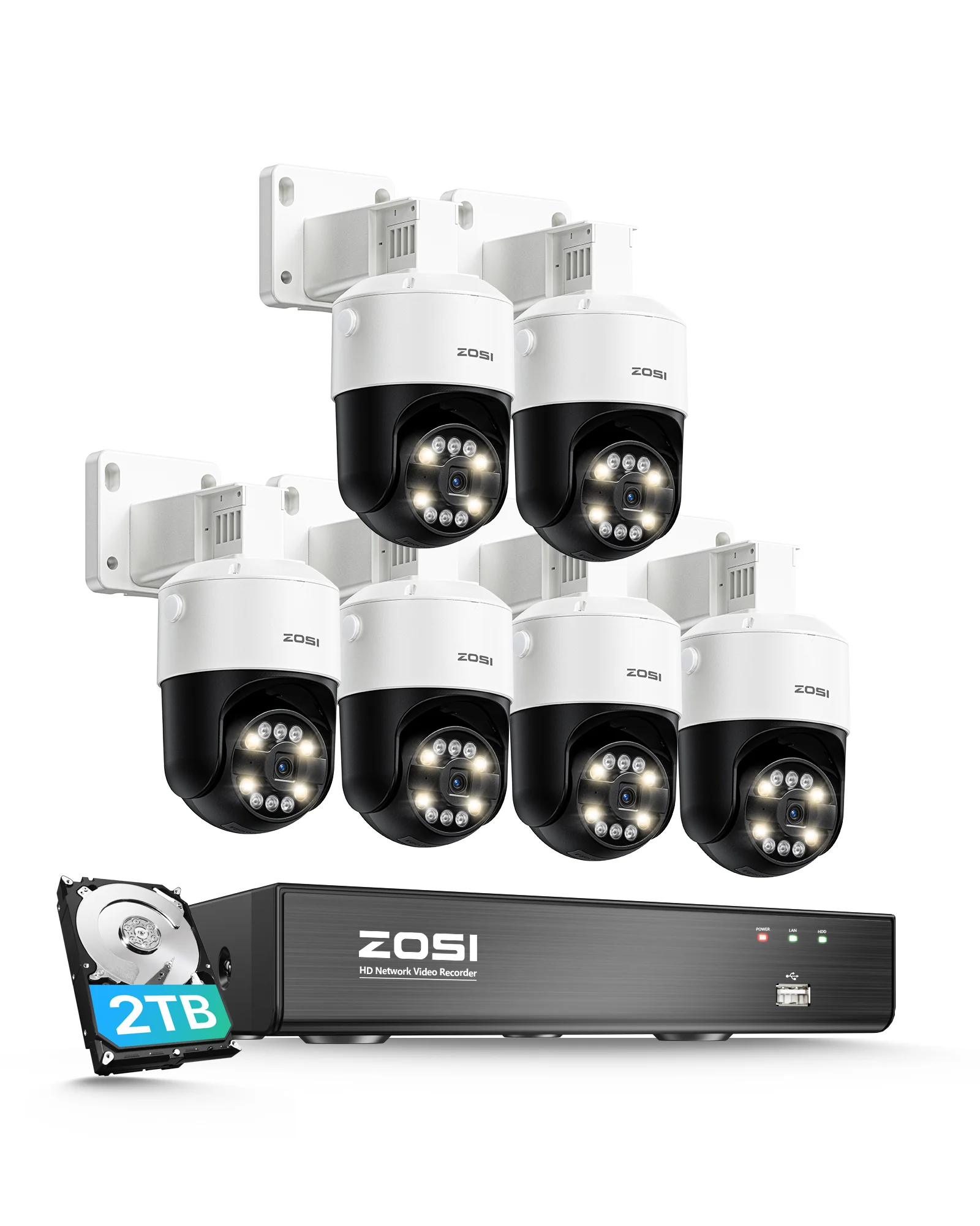 C296B 4K PTZ PoE Security Camera System + 4K 8CH NVR with 2TB Hard Drive - Image 20