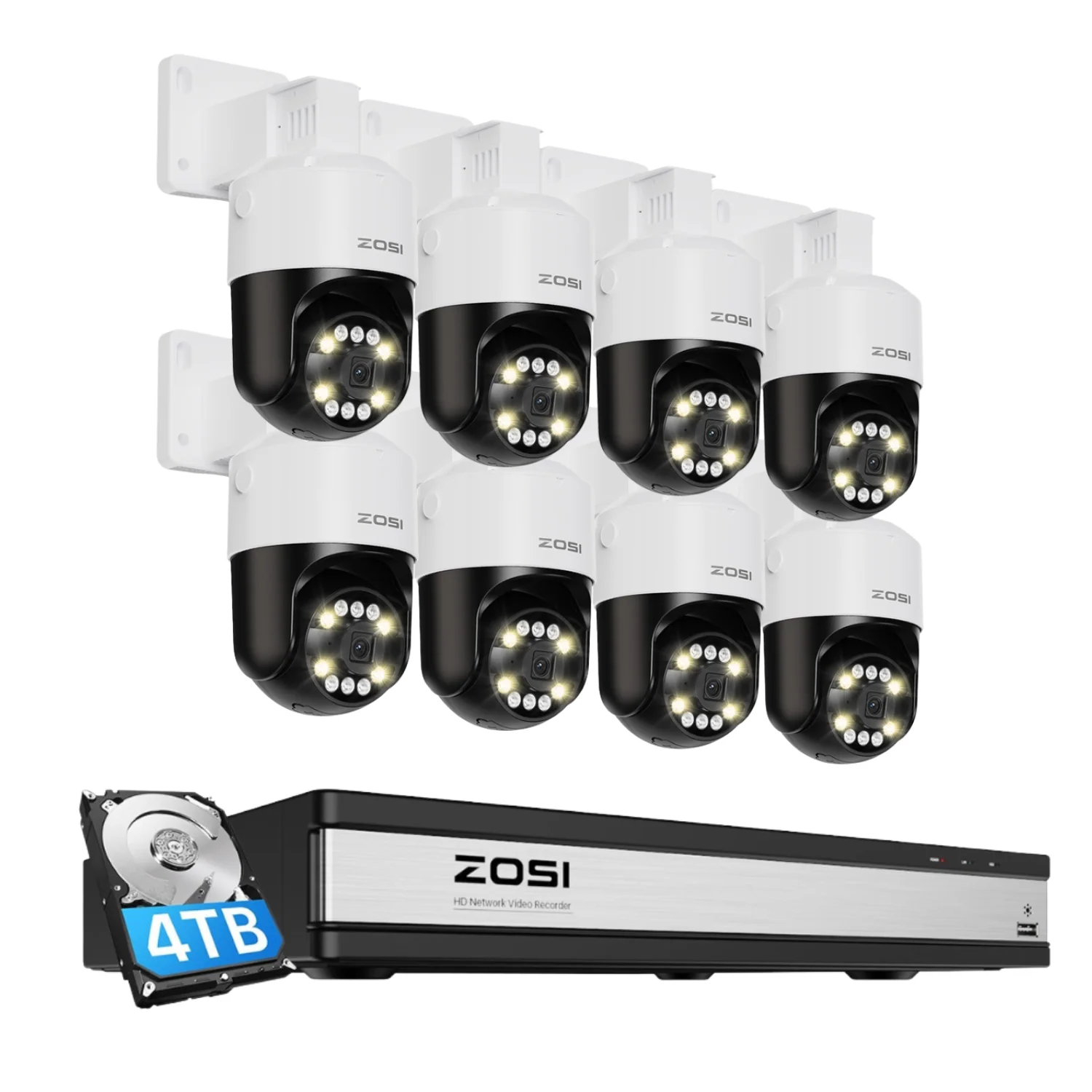 C296B 4K PTZ PoE Security Camera System + 4K 8CH NVR with 2TB Hard Drive - Image 24
