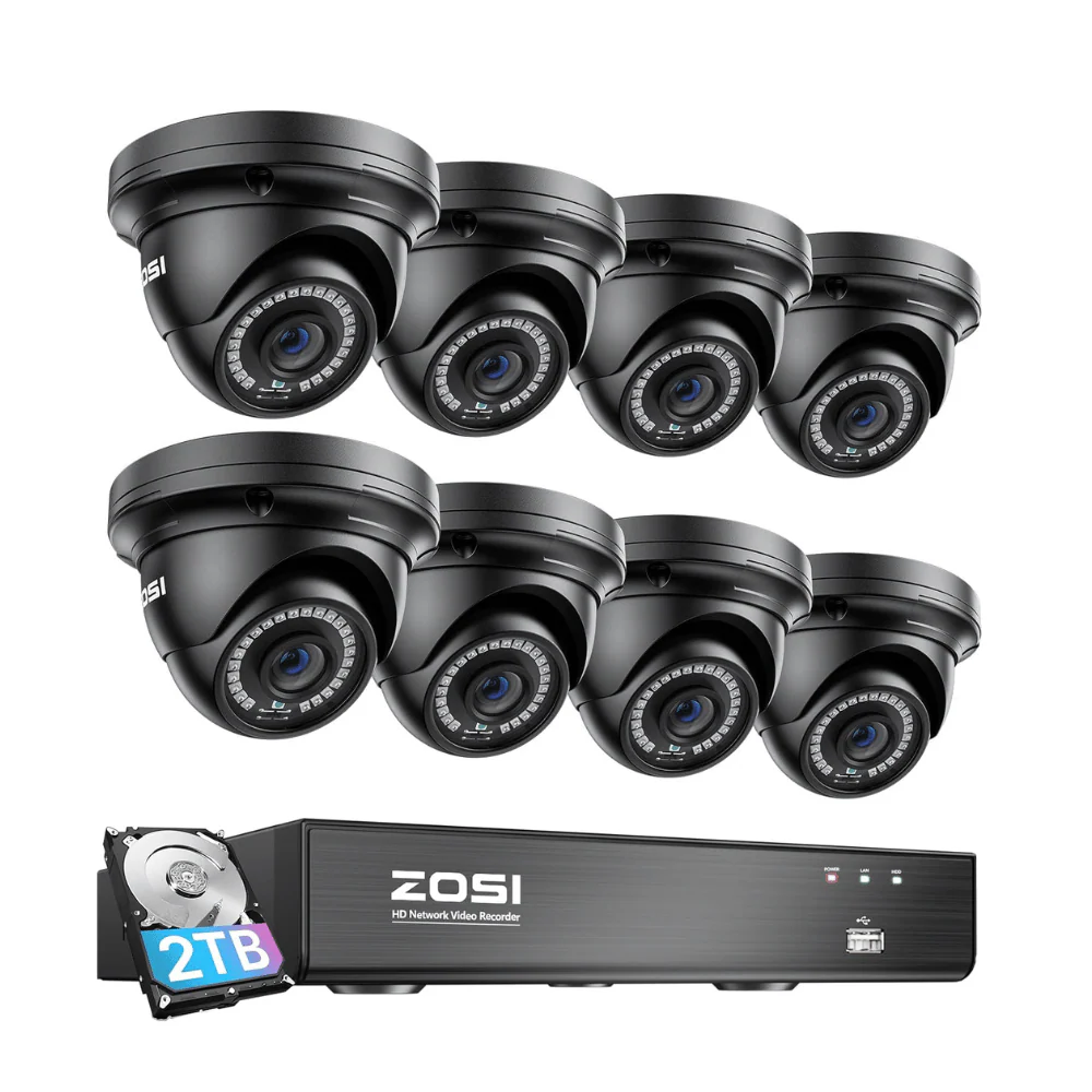 C429 5MP PoE Security System + 4K 8 Channel PoE NVR + 2TB Hard Drive - Image 15