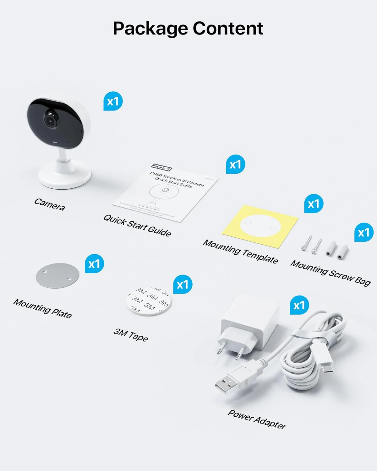 C688 2MP 2.4GHz WiFi Camera + Max 256GB Local Storage - Image 11