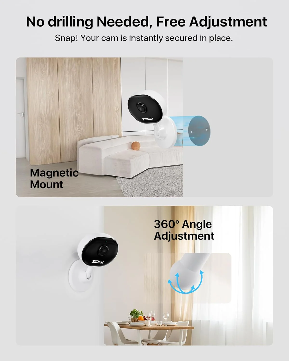 C688 2MP 2.4GHz WiFi Camera + Max 256GB Local Storage - Image 7